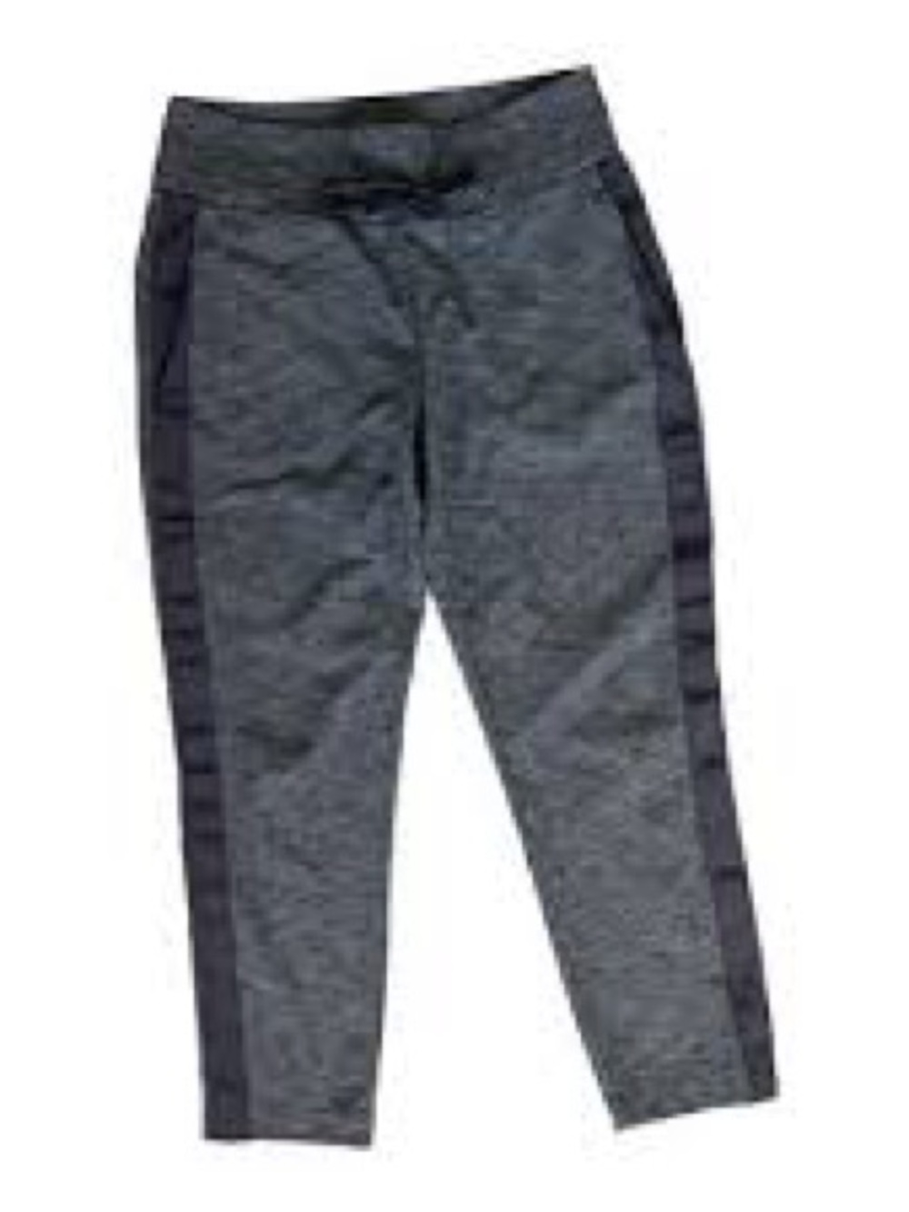 Gray Athletic Joggers with Side Stripe